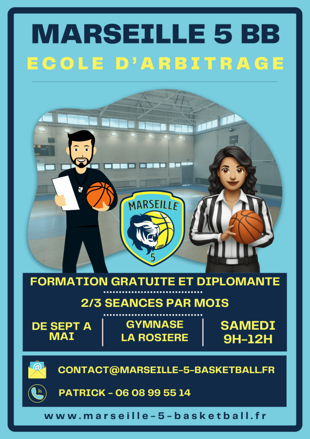 Ecole Arbitrage Marseille 5 Basketball